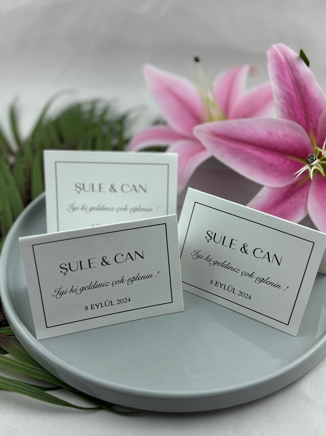 Tischnamensschilder für die Hochzeit – elegant und stilvoll