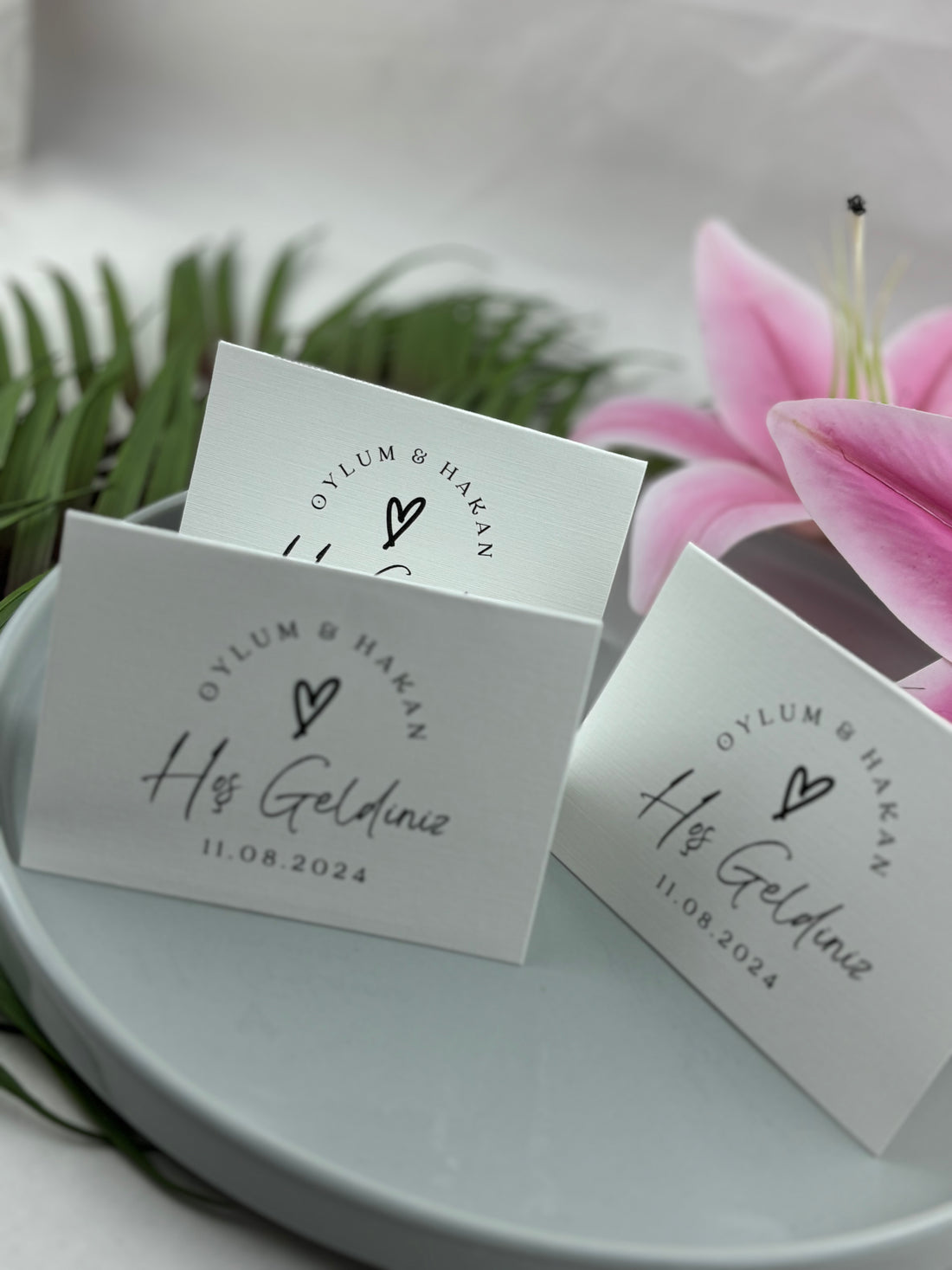 Namensschilder für Hochzeitstische – individuell und elegant
