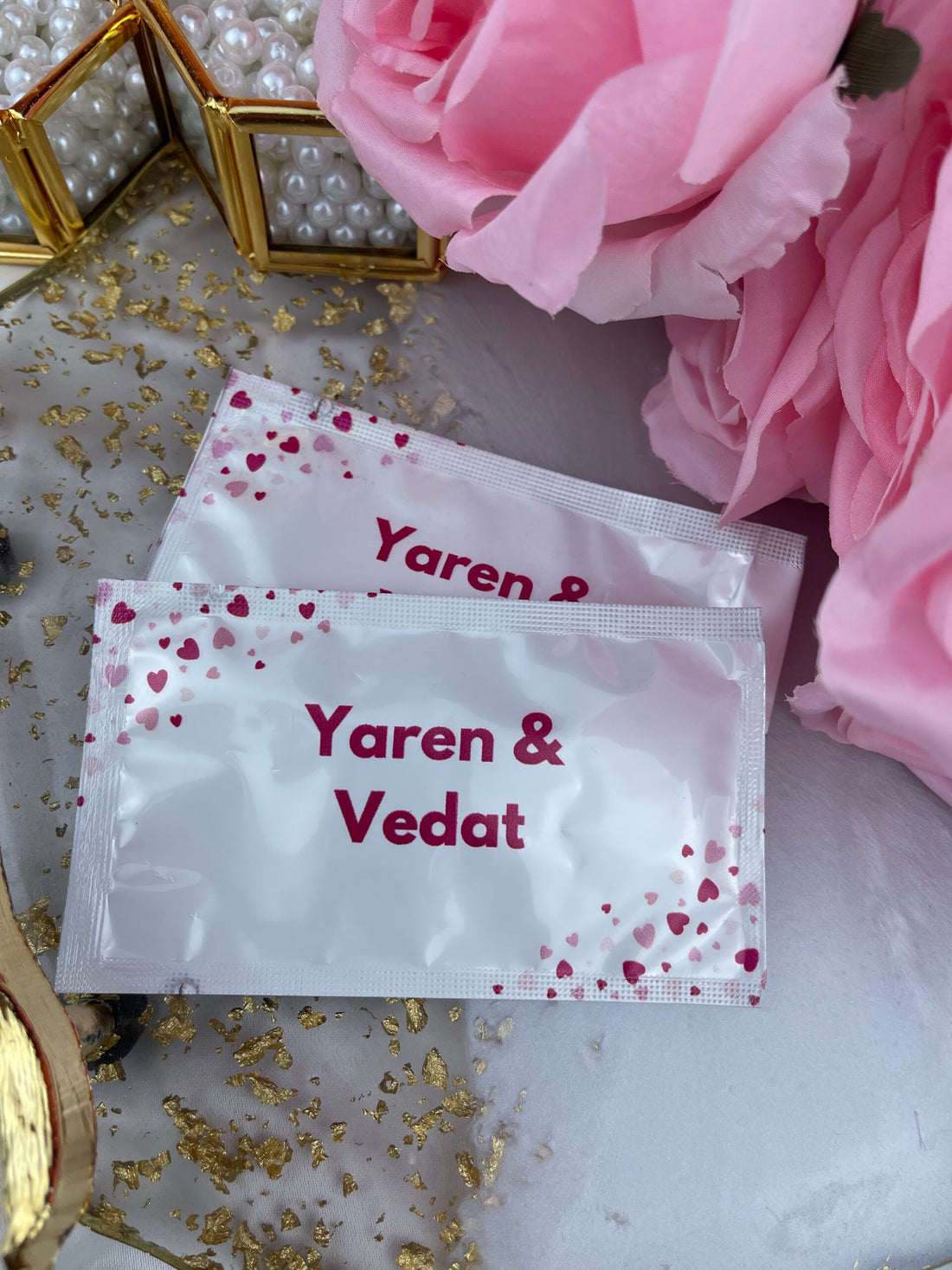 Kişiye Özel Baskılı Islak Mendil 20 Adet.