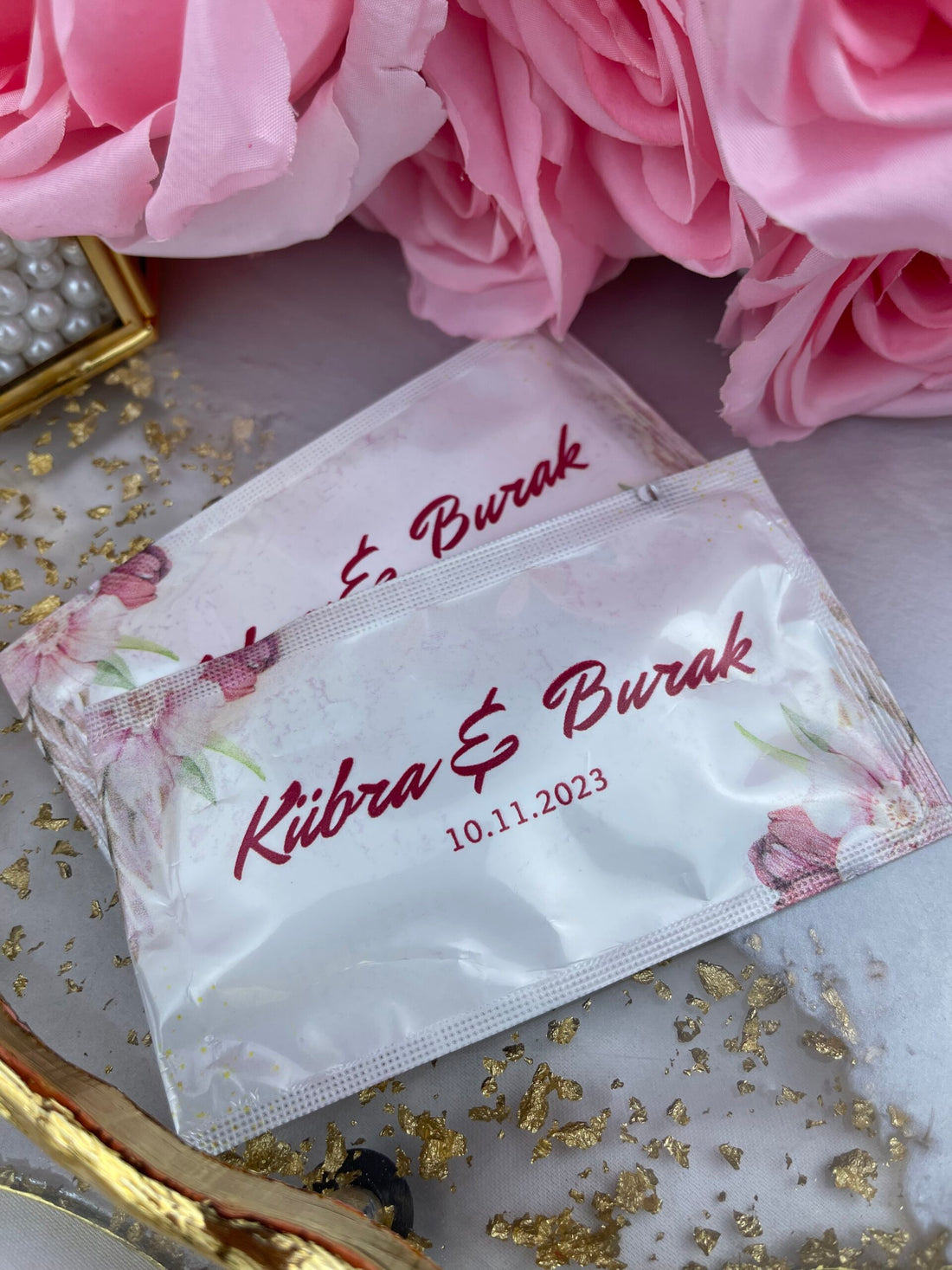 Kişiye Özel Baskılı Islak Mendil 20 Adet.