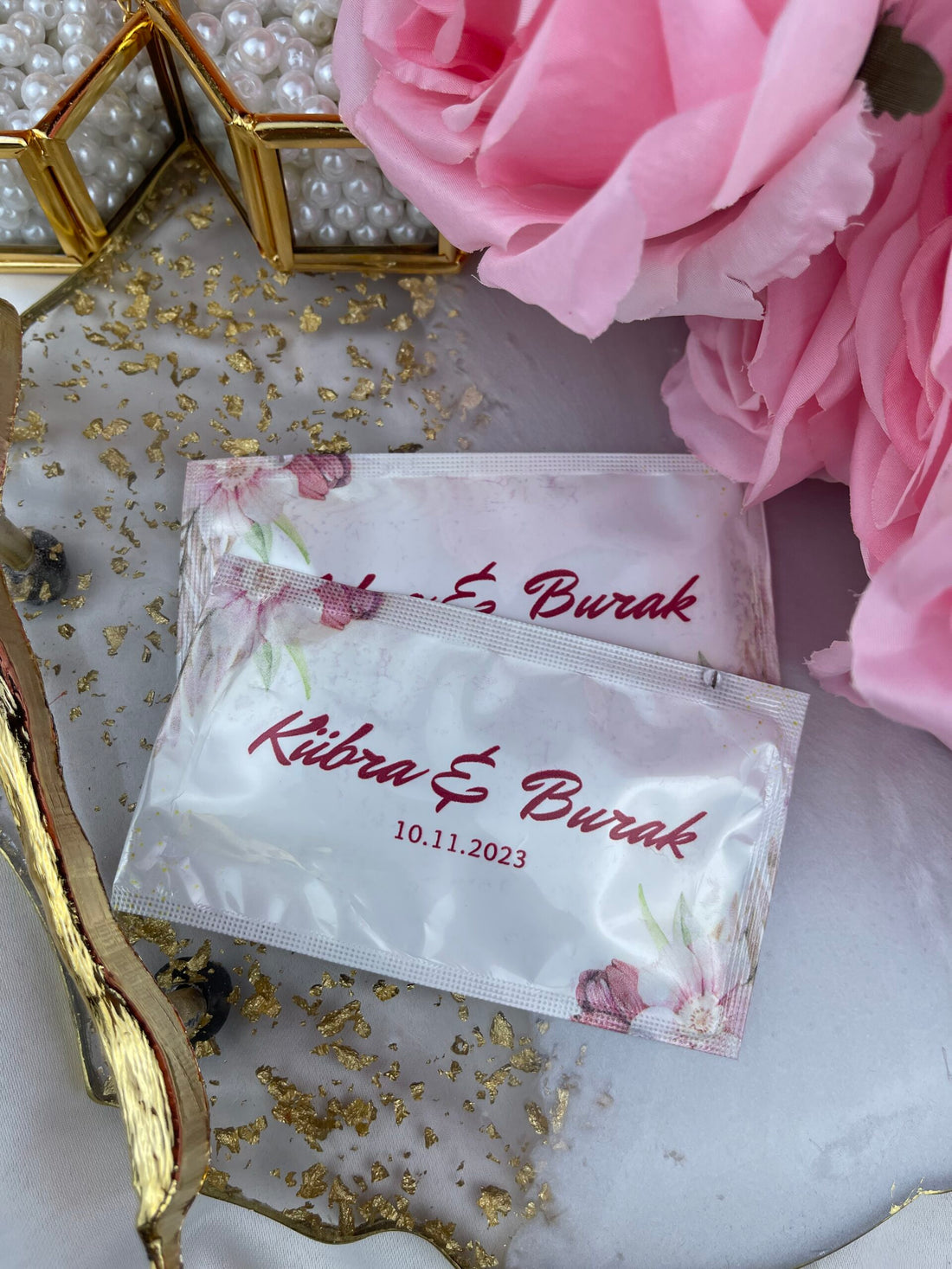 Kişiye Özel Baskılı Islak Mendil 20 Adet.