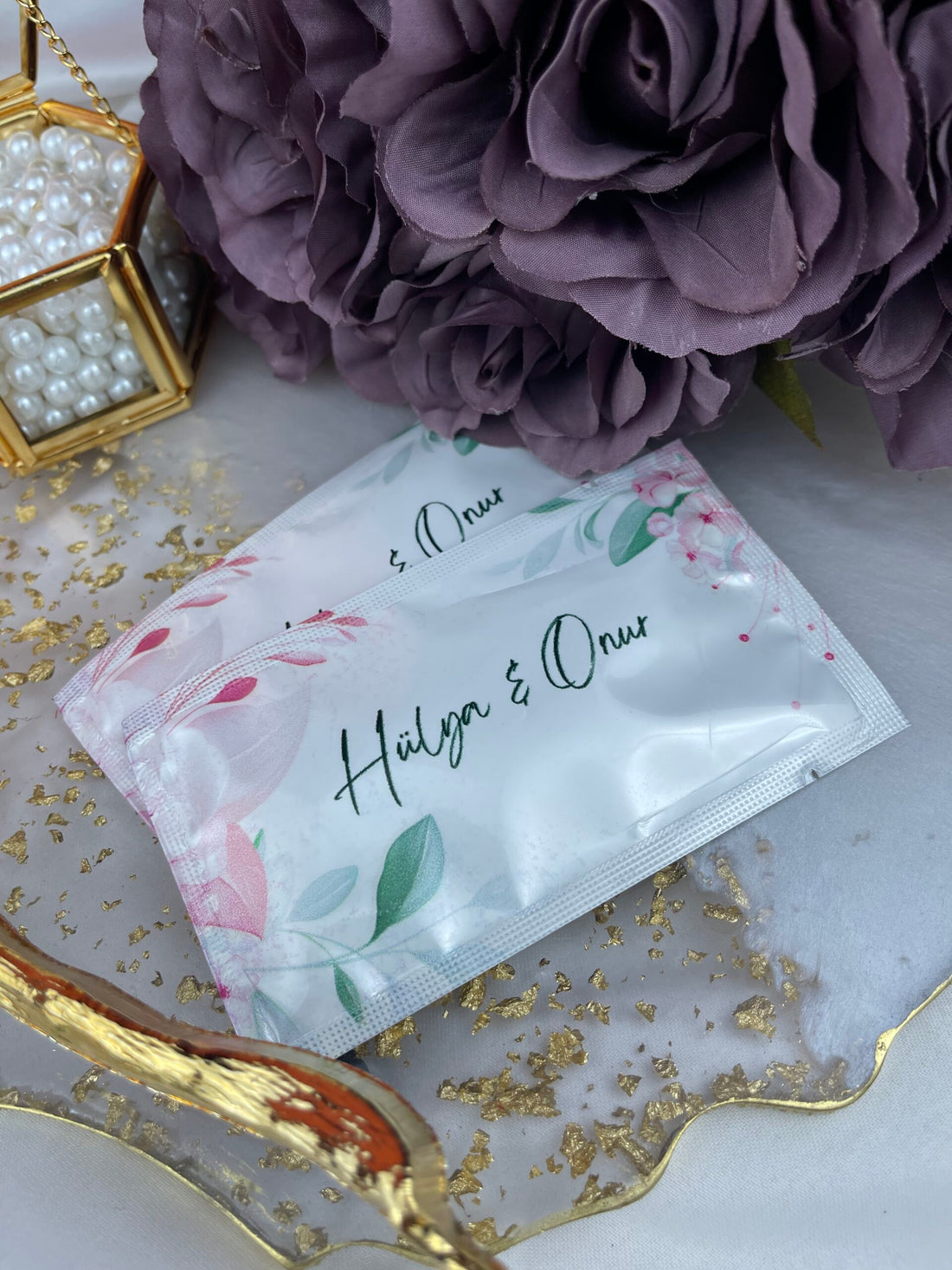 Kişiye Özel Baskılı Islak Mendil 20 Adet.