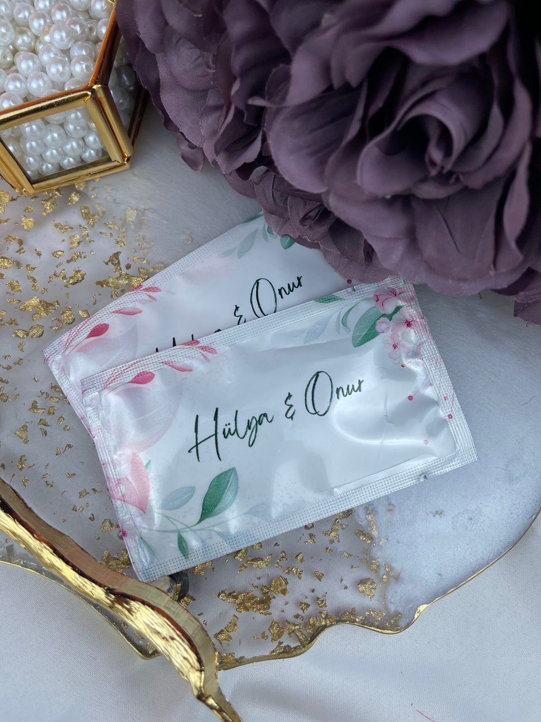 Kişiye Özel Baskılı Islak Mendil 20 Adet.