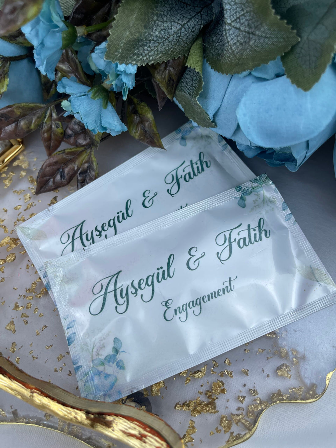 Kişiye Özel Baskılı Islak Mendil 20 Adet.