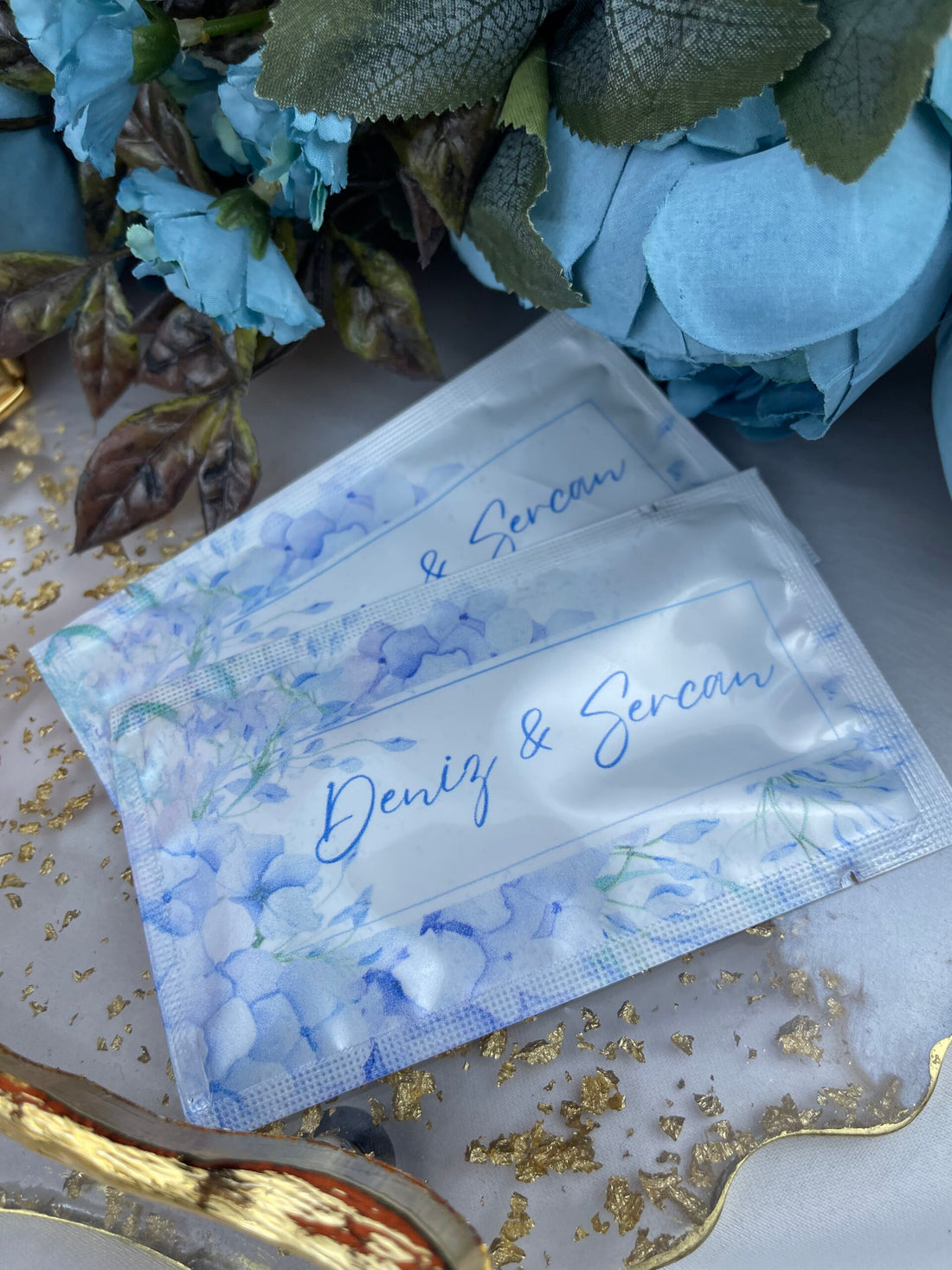 Kişiye Özel Baskılı Islak Mendil 20 Adet.