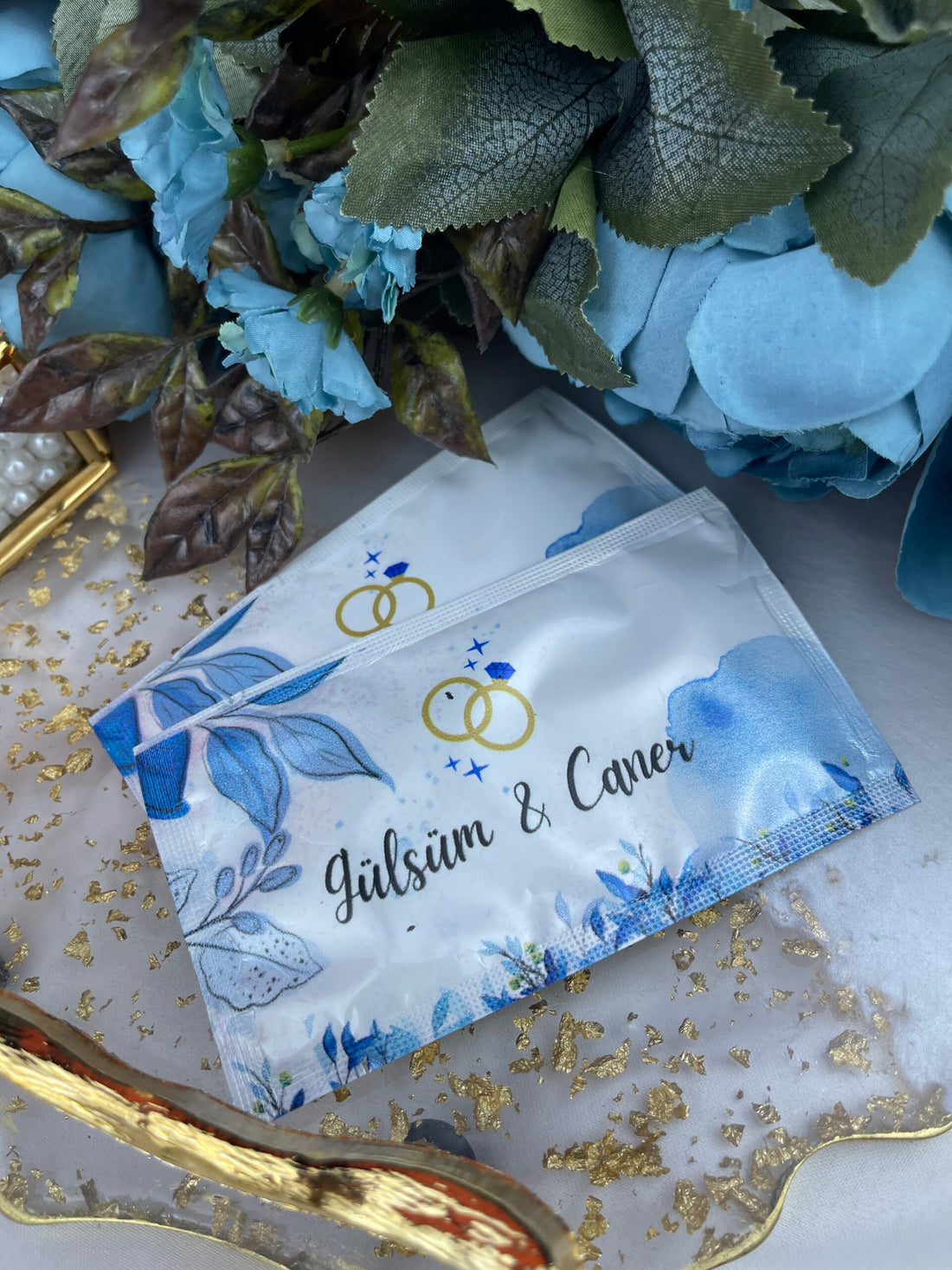 Kişiye Özel Baskılı Islak Mendil 20 Adet.