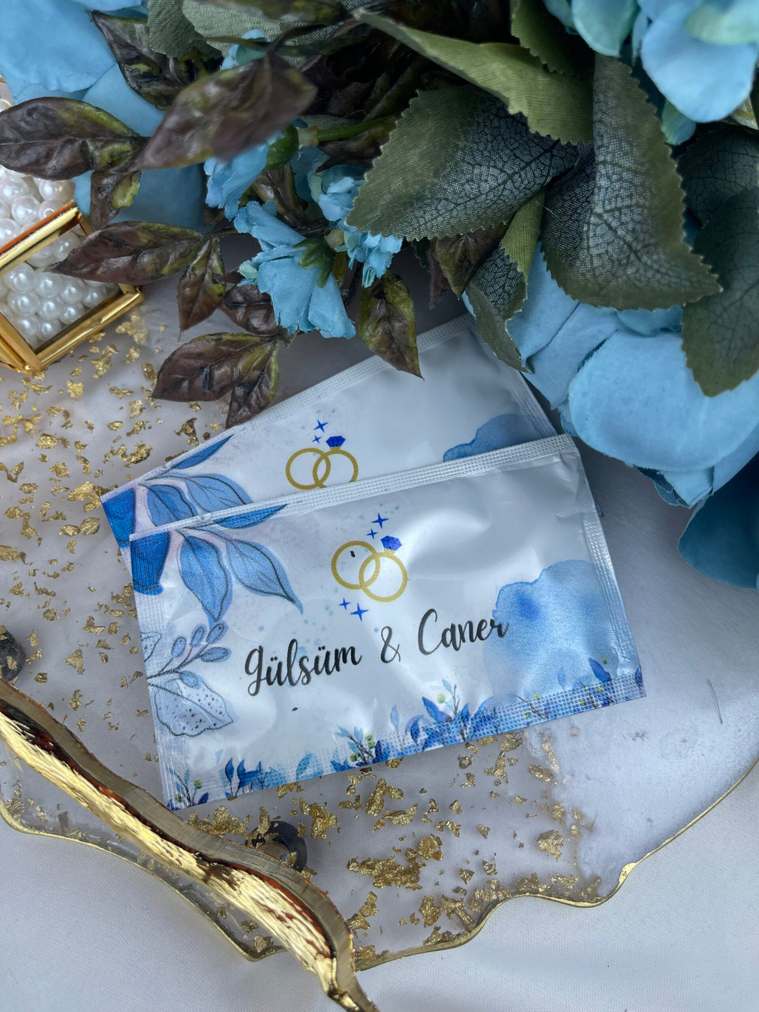 Kişiye Özel Baskılı Islak Mendil 20 Adet.