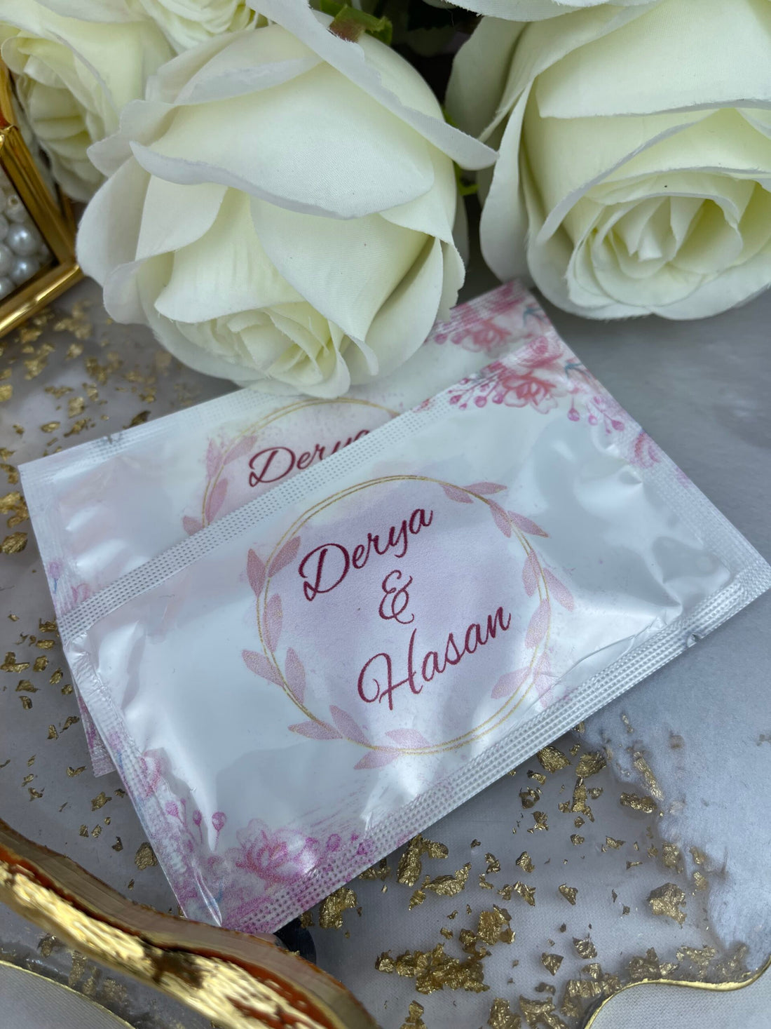 Kişiye Özel Baskılı Islak Mendil 20 Adet.