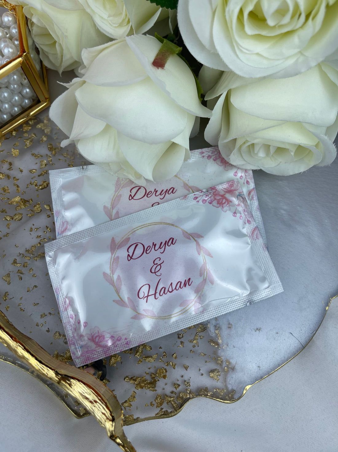 Kişiye Özel Baskılı Islak Mendil 20 Adet.