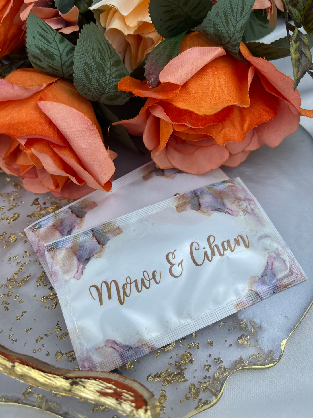 Kişiye Özel Baskılı Islak Mendil 20 Adet.