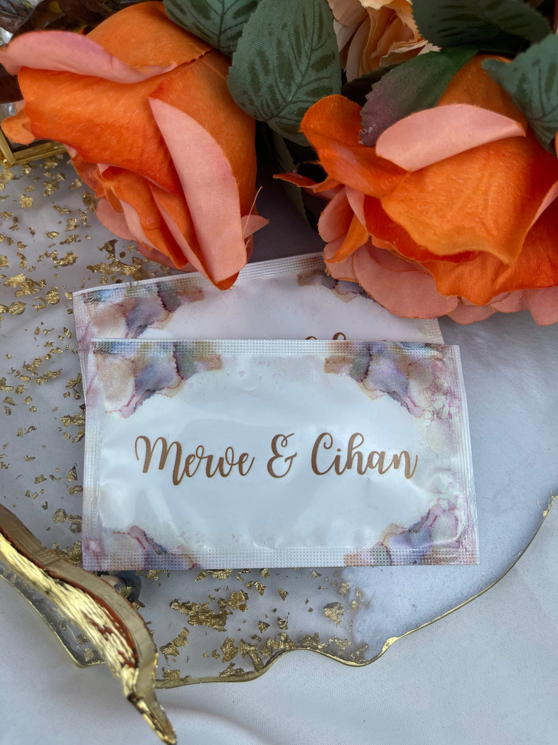 Kişiye Özel Baskılı Islak Mendil 20 Adet.