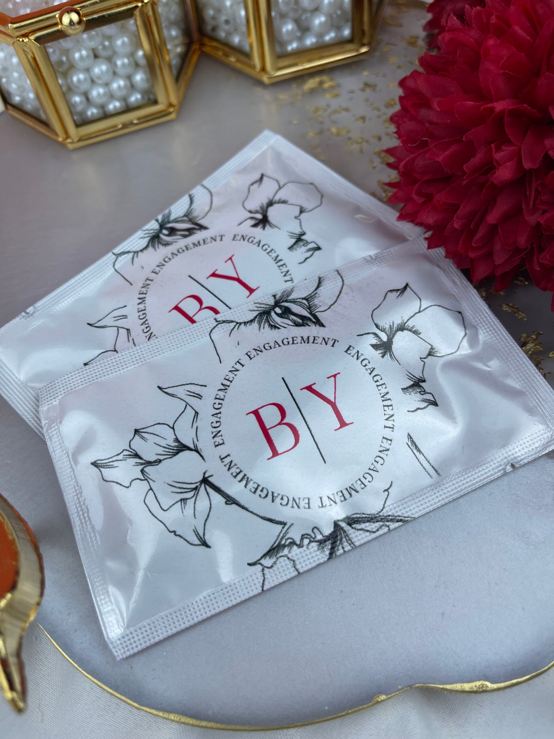 Kişiye Özel Baskılı Islak Mendil 20 Adet.