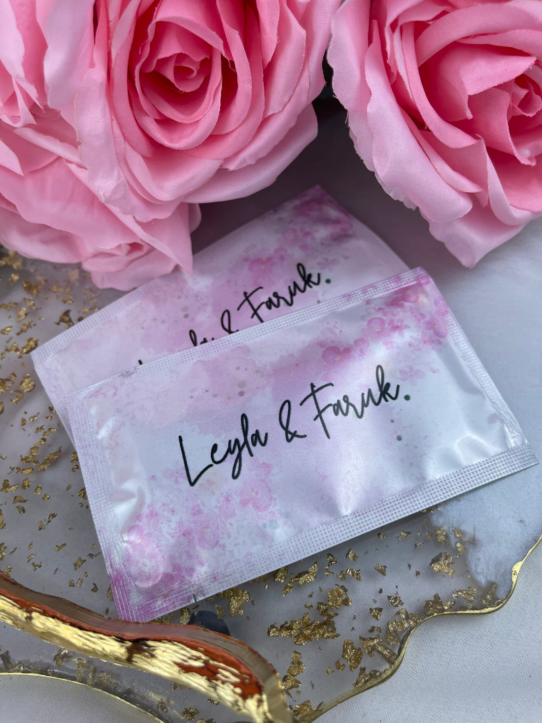 Kişiye Özel Baskılı Islak Mendil 20 Adet.