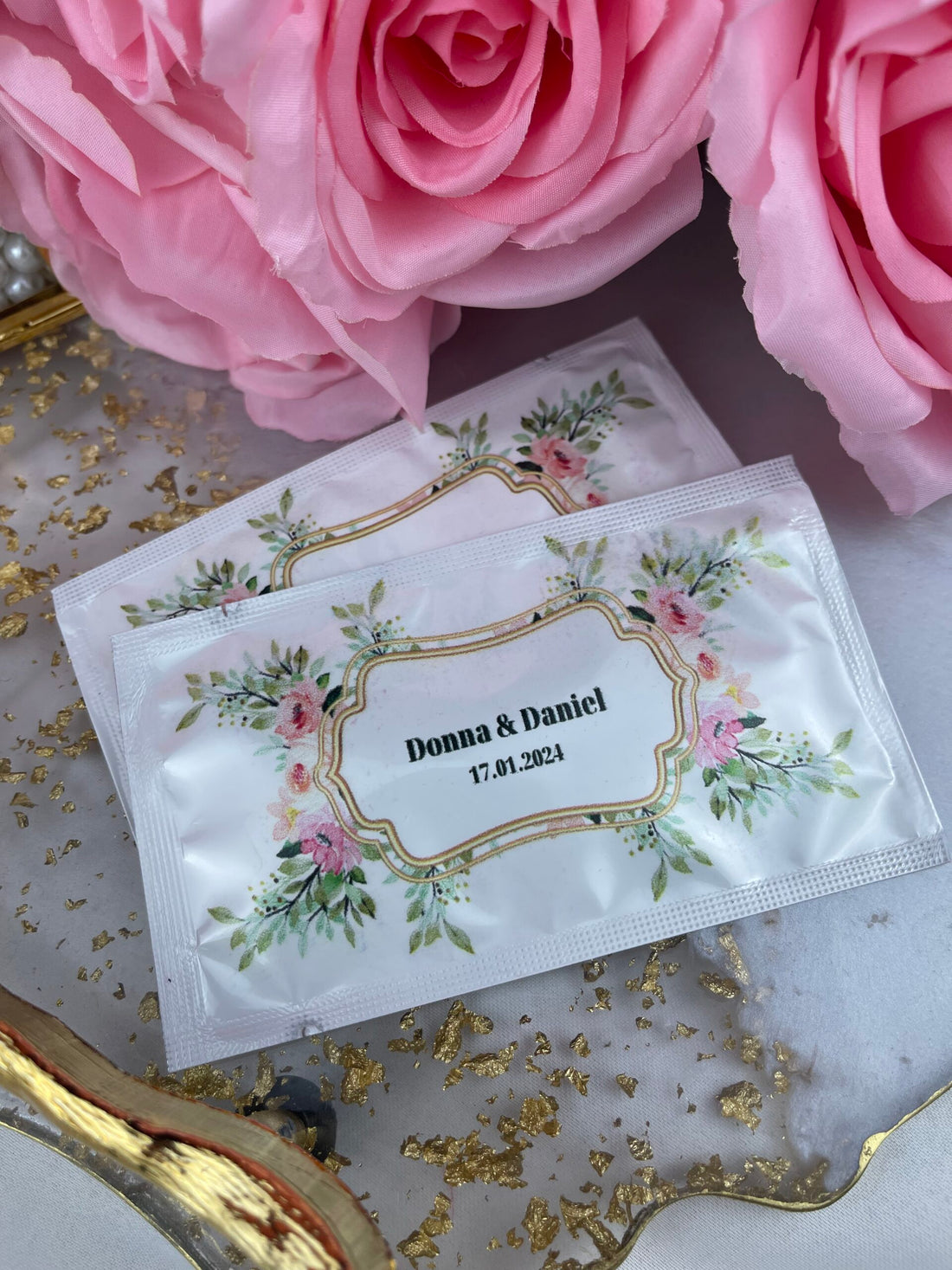 Kişiye Özel Baskılı Islak Mendil 20 Adet.