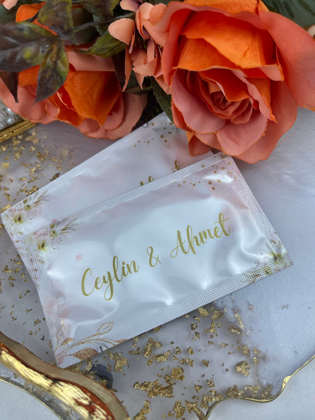 Kişiye Özel Baskılı Islak Mendil 20 Adet.