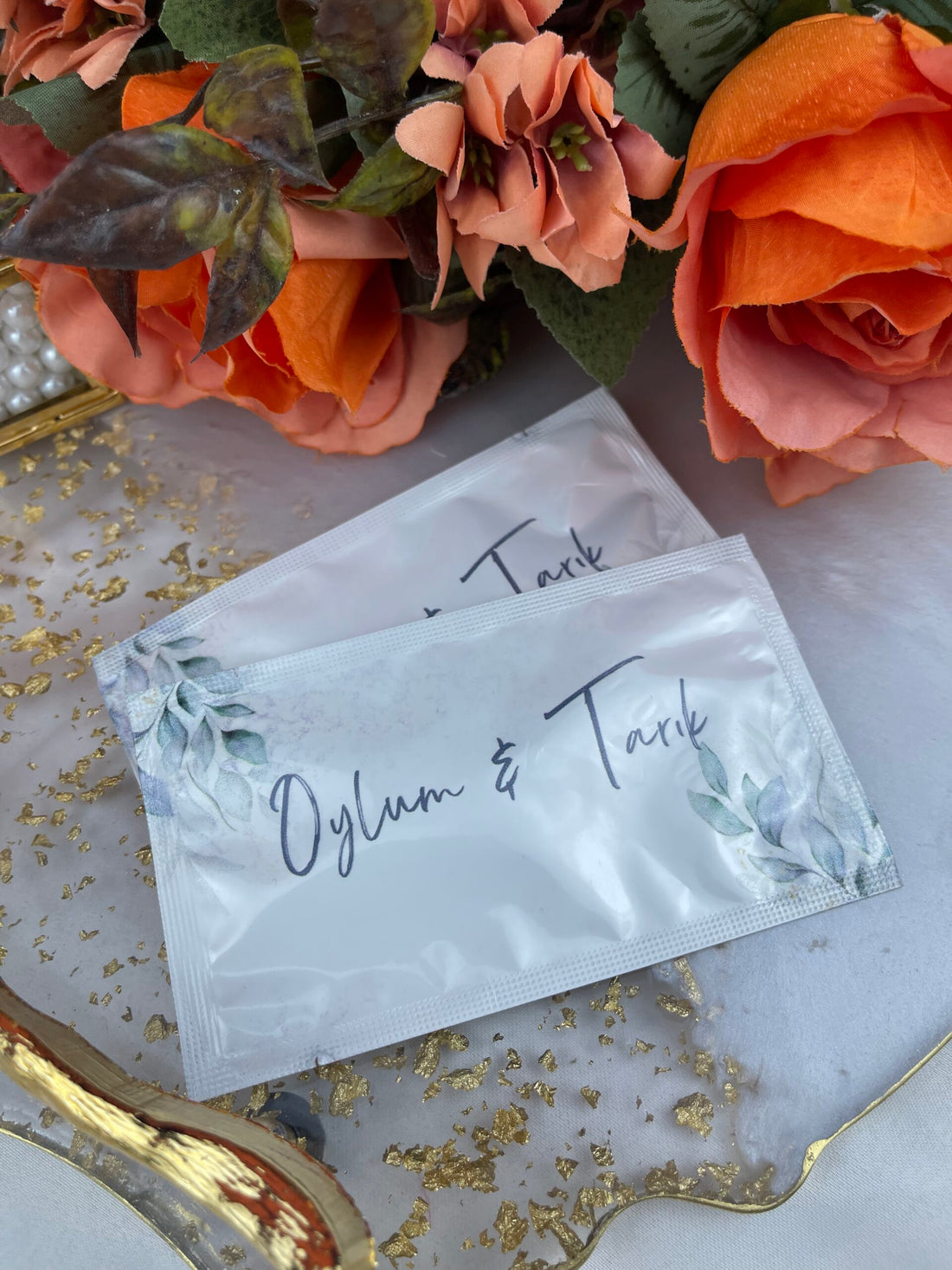 Kişiye Özel Baskılı Islak Mendil 20 Adet.