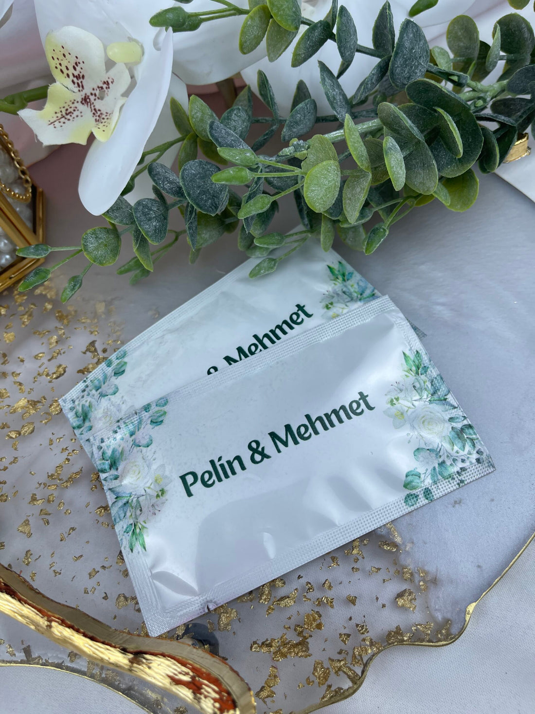 Kişiye Özel Baskılı Islak Mendil 20 Adet.