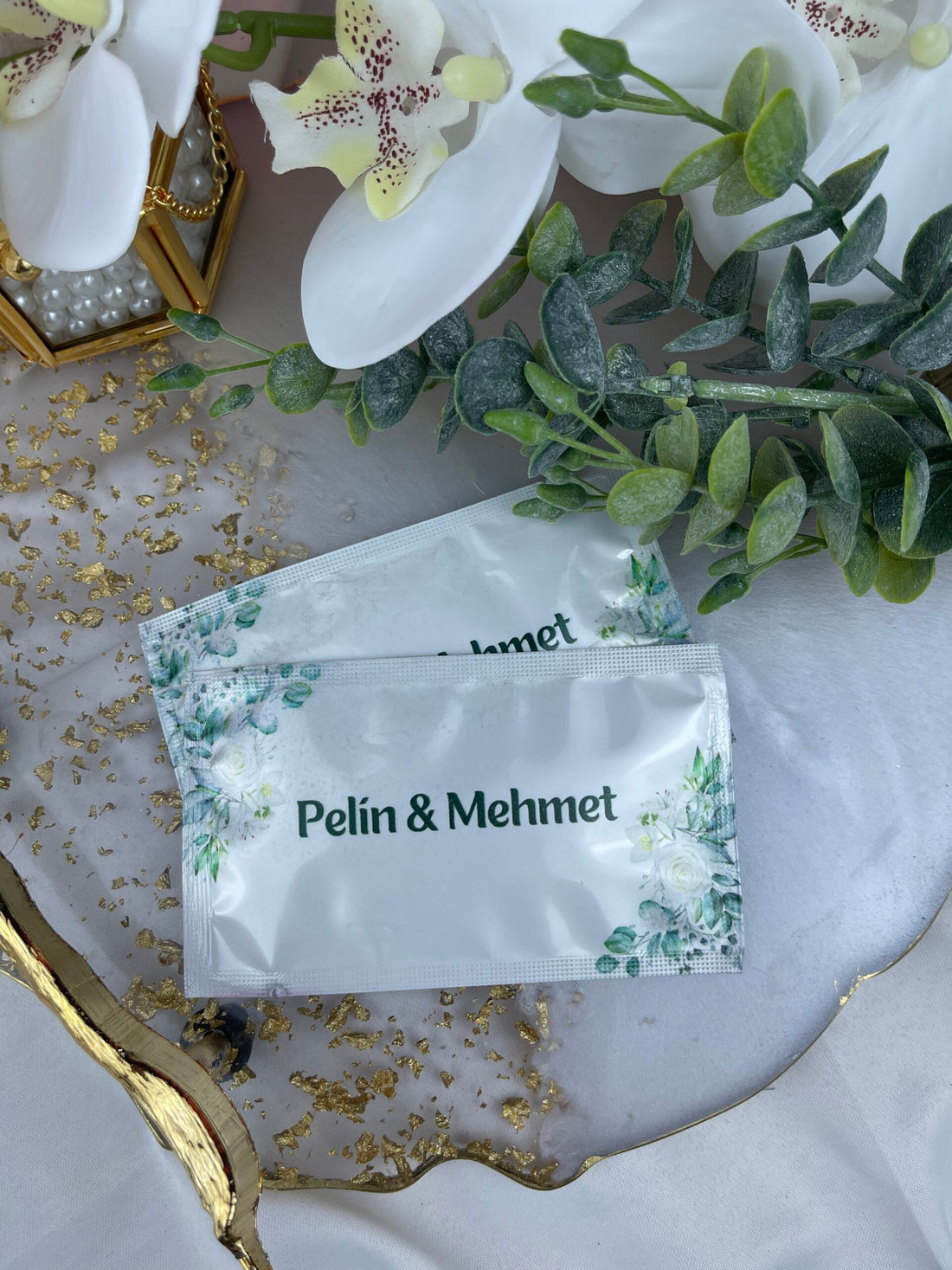 Kişiye Özel Baskılı Islak Mendil 20 Adet.