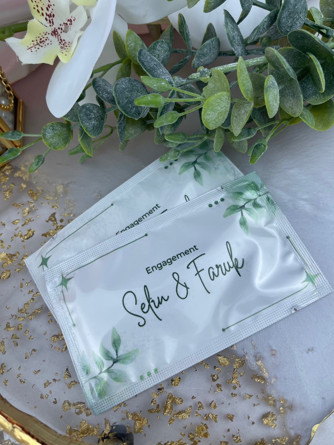 Kişiye Özel Baskılı Islak Mendil 20 Adet.