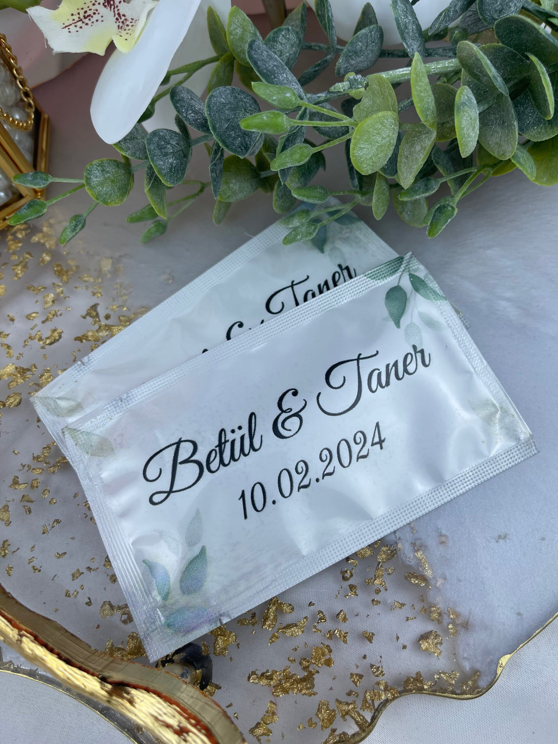 Kişiye Özel Baskılı Islak Mendil 20 Adet.