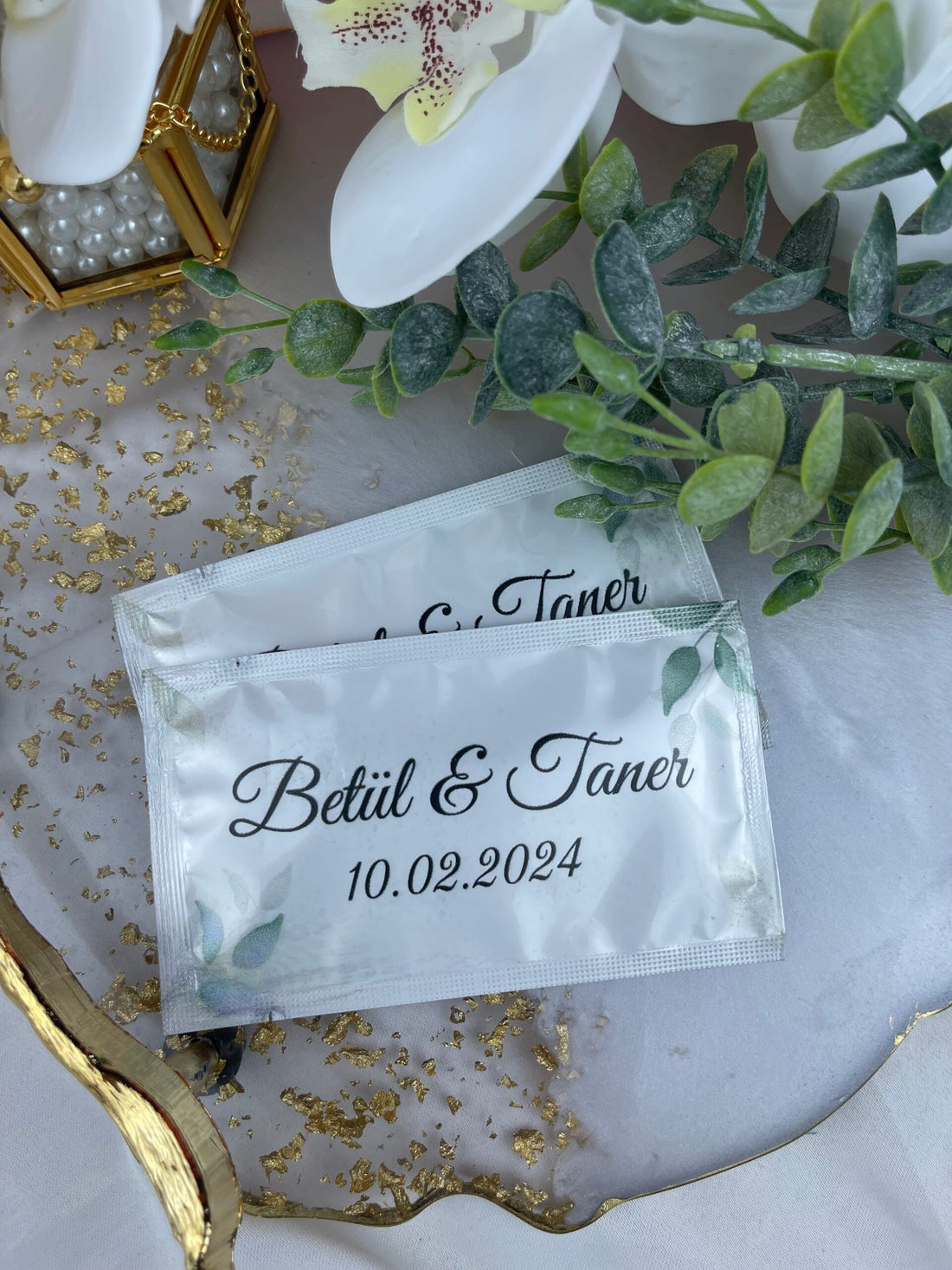 Kişiye Özel Baskılı Islak Mendil 20 Adet.