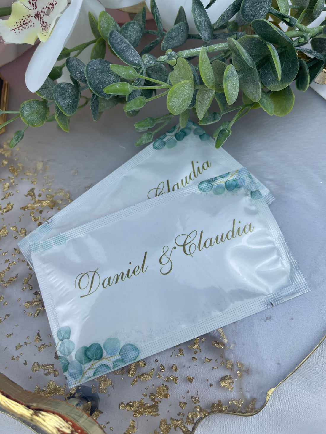 Kişiye Özel Baskılı Islak Mendil 20 Adet.