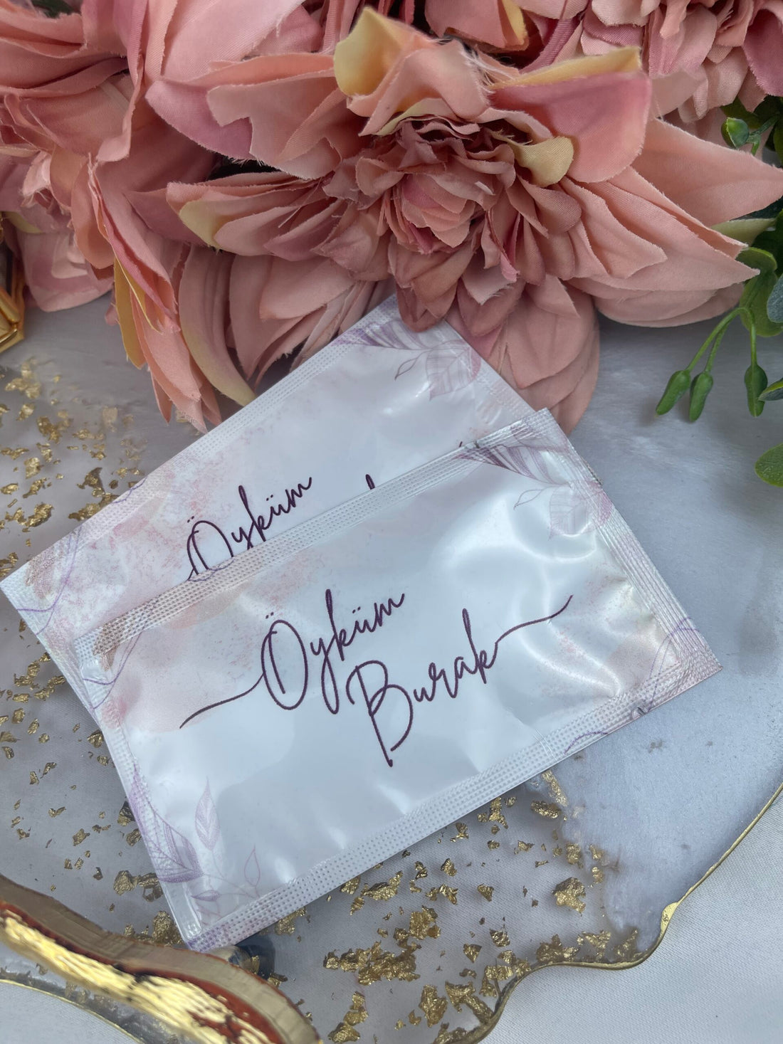 Kişiye Özel Baskılı Islak Mendil 20 Adet.