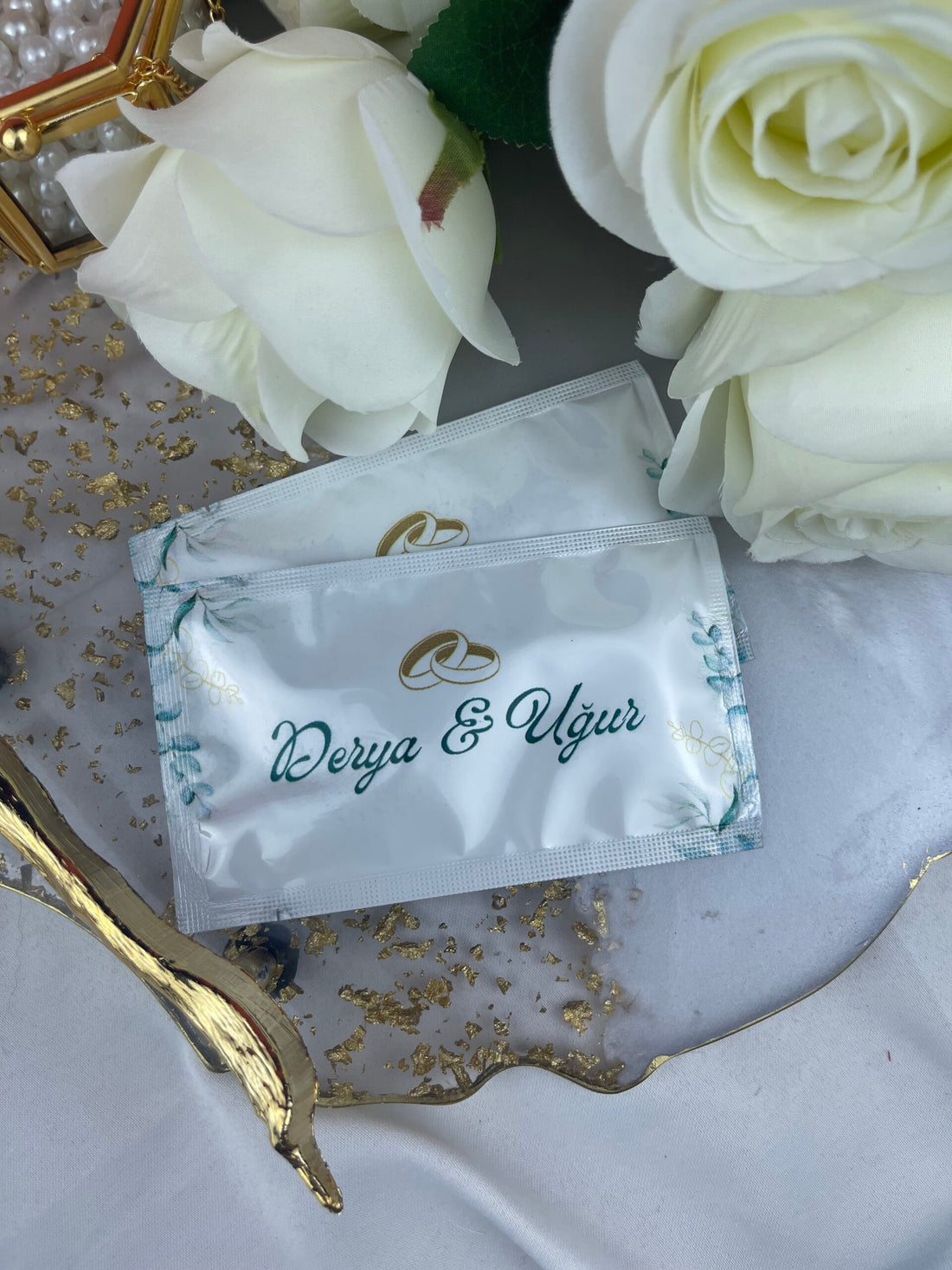 Kişiye Özel Baskılı Islak Mendil 20 Adet.