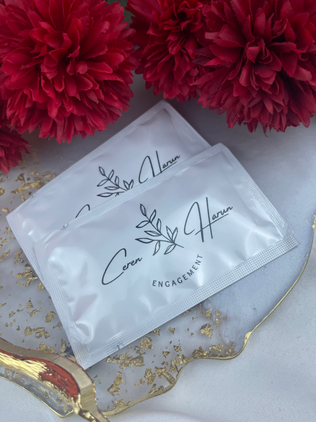 Kişiye Özel Baskılı Islak Mendil 20 Adet.