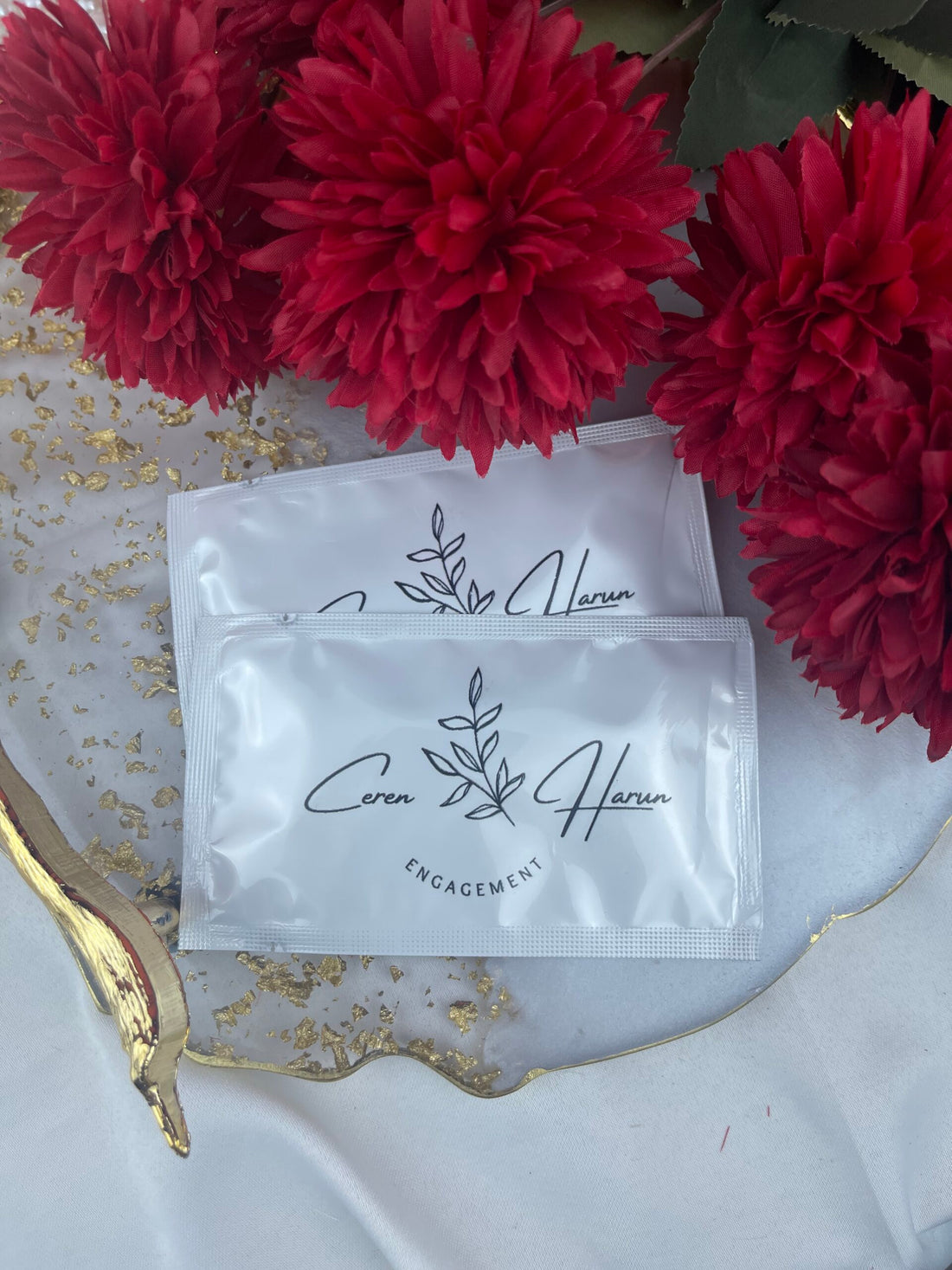 Kişiye Özel Baskılı Islak Mendil 20 Adet.