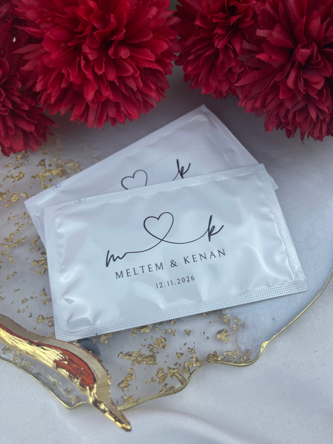 Kişiye Özel Baskılı Islak Mendil 20 Adet.