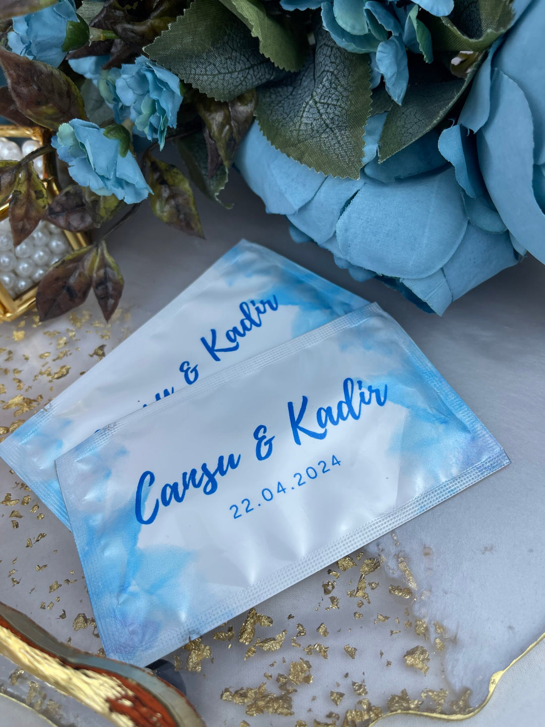 Kişiye Özel Baskılı Islak Mendil 20 Adet.