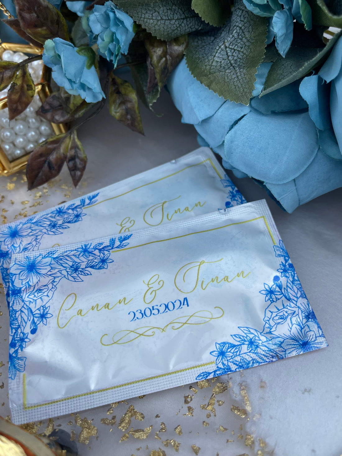 Kişiye Özel Baskılı Islak Mendil 20 Adet.