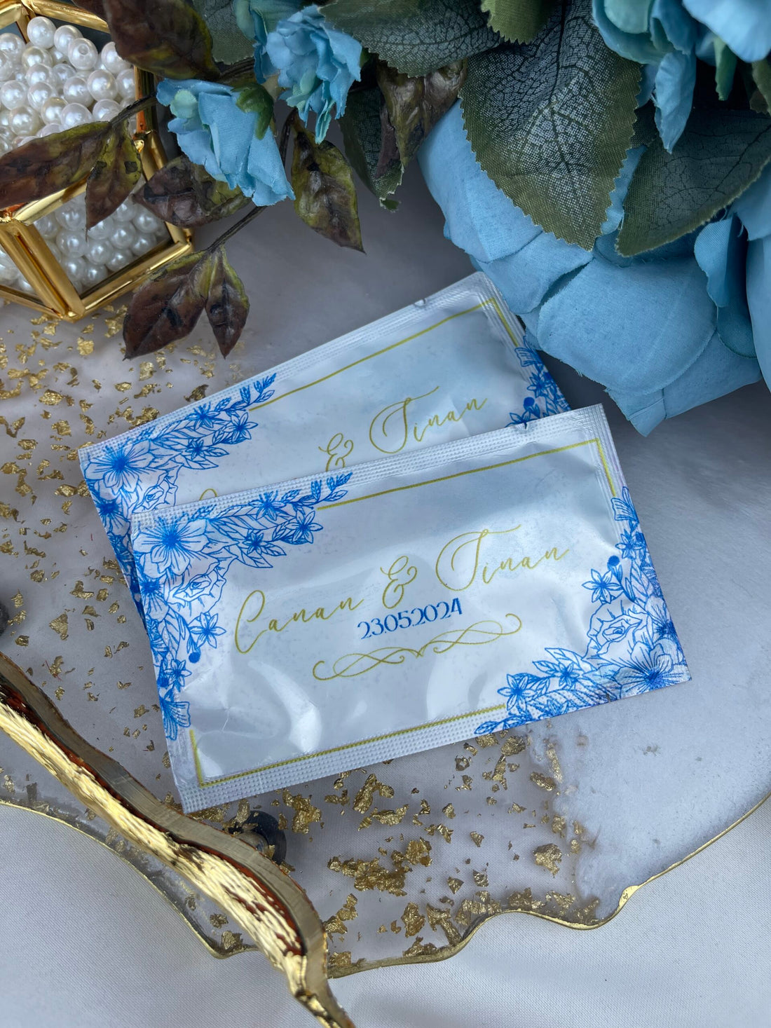 Kişiye Özel Baskılı Islak Mendil 20 Adet.