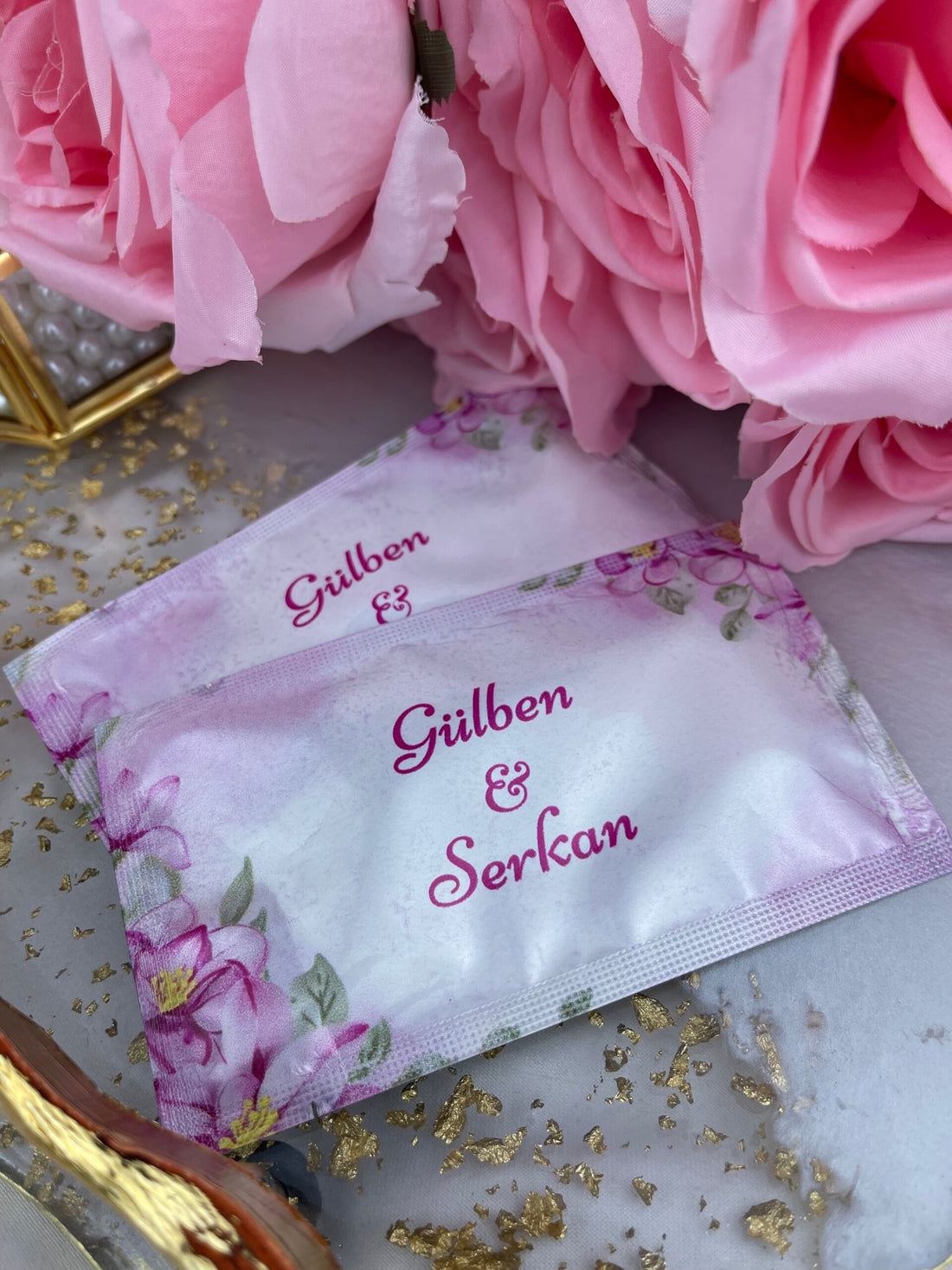 Kişiye Özel Baskılı Islak Mendil 20 Adet.