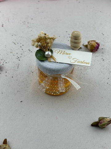Honigglas - Verlobungsgeschenke, personalisiertes Design