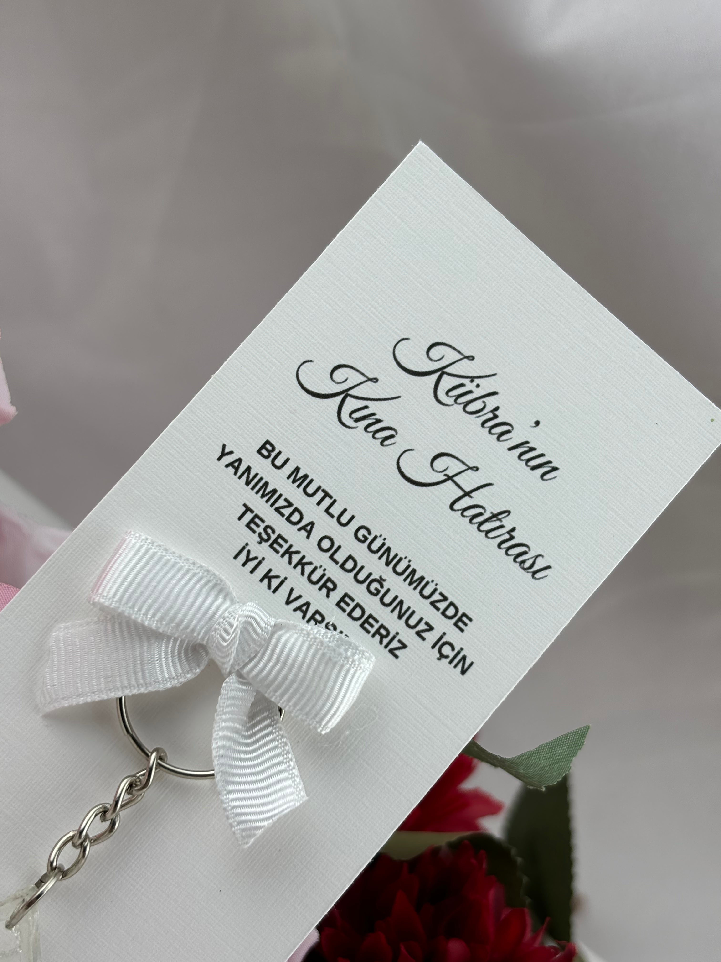 Schmetterling Epoxy Schlüsselanhänger - Verlobungsgeschenke, personalisiertes Design