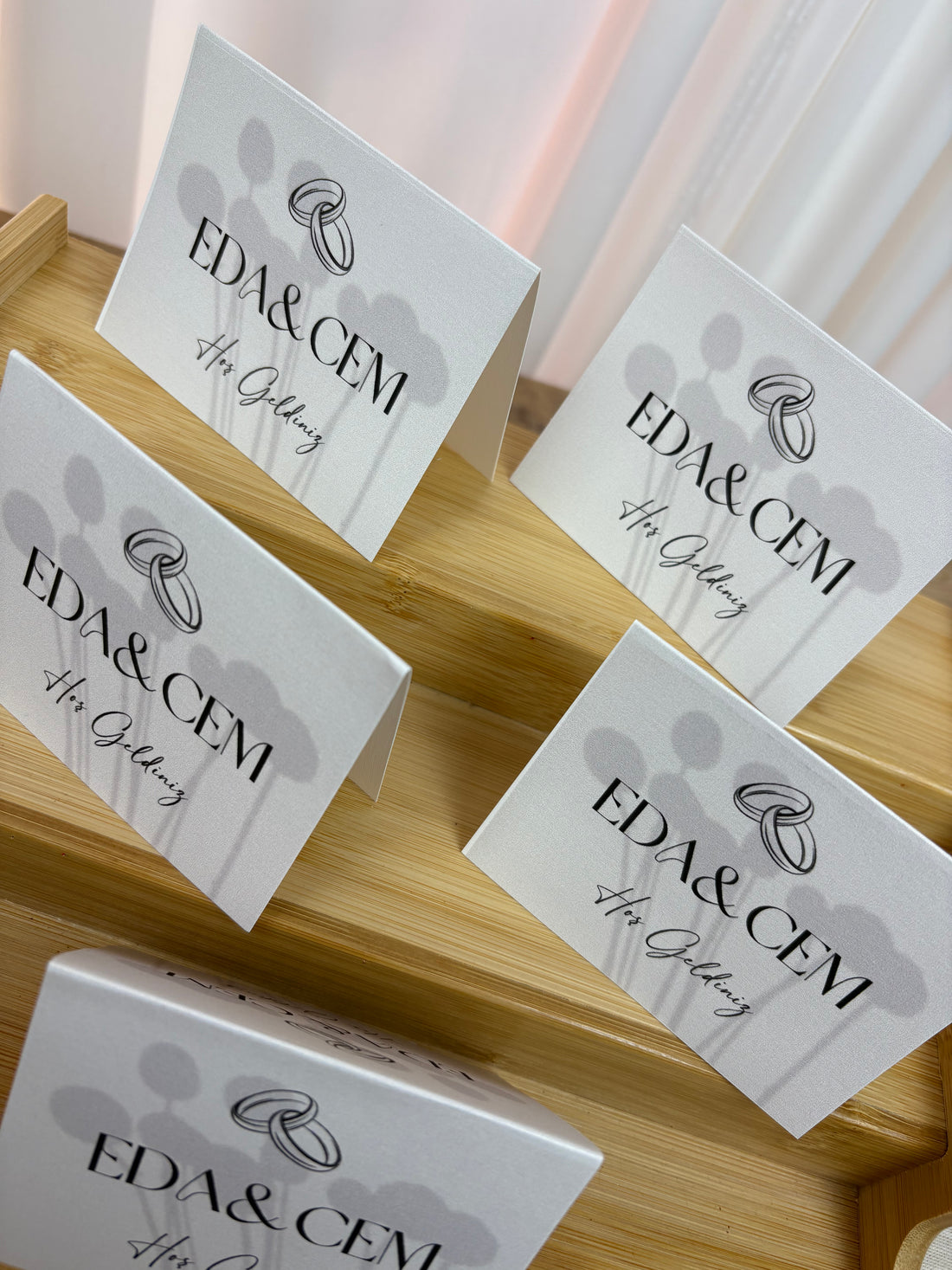 Nişan Masa İsimlikleri - Kişiye Özel Tasarım