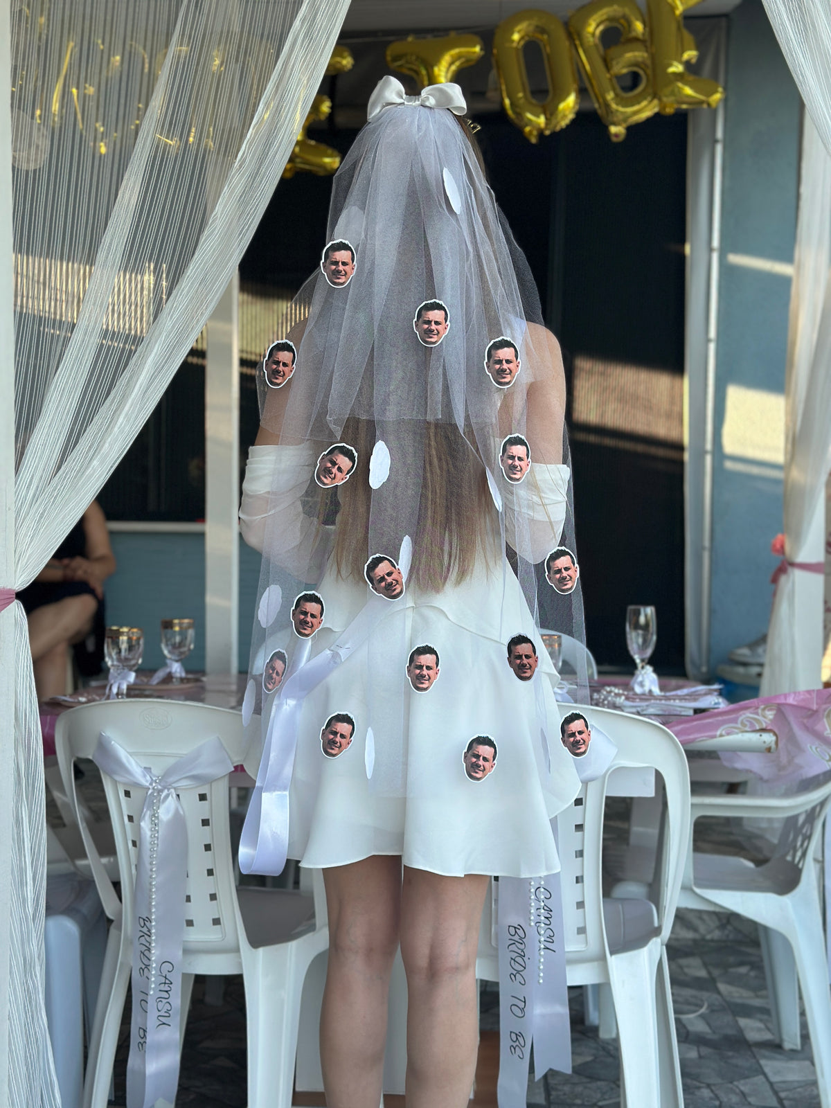Resimli Bride to Be Gelin Duvağı