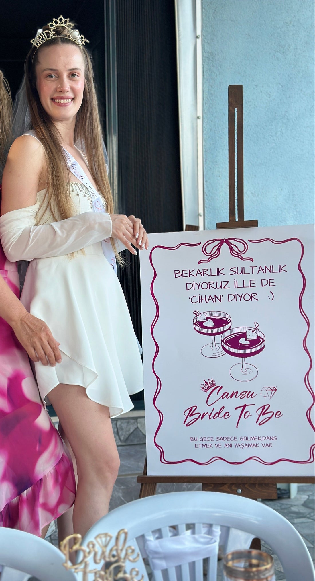 Bride to Be Karşılama Panosu – Kişiye Özel 50x70 cm
