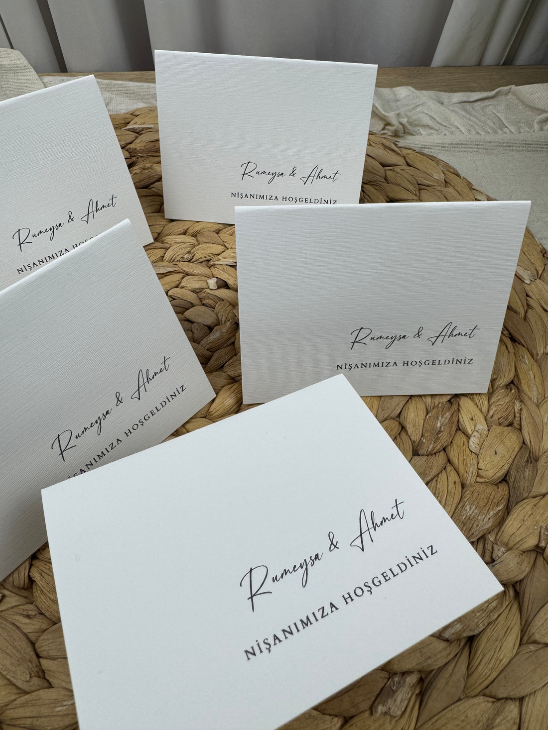 Düğün Masa İsimlikleri - Zarif ve Şık