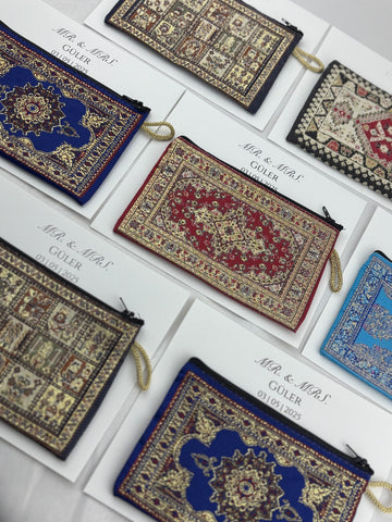 Kına Hediyesi Kilim Dokuma Desen Cüzdan