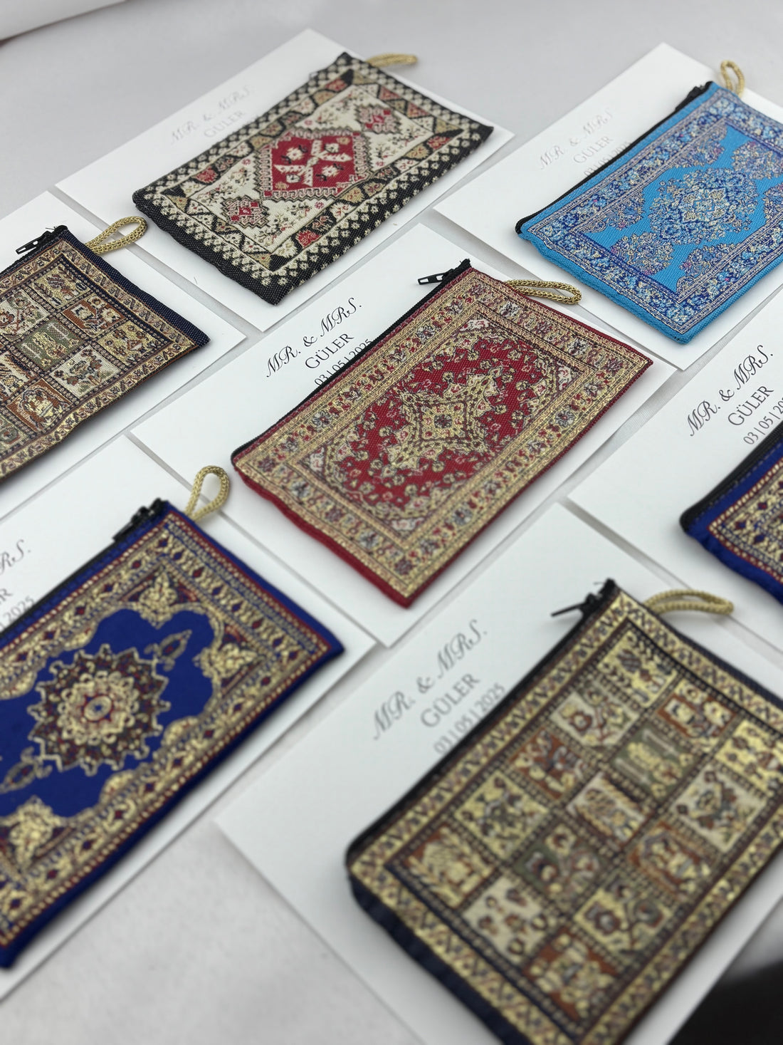 Kına Hediyesi Kilim Dokuma Desen Cüzdan