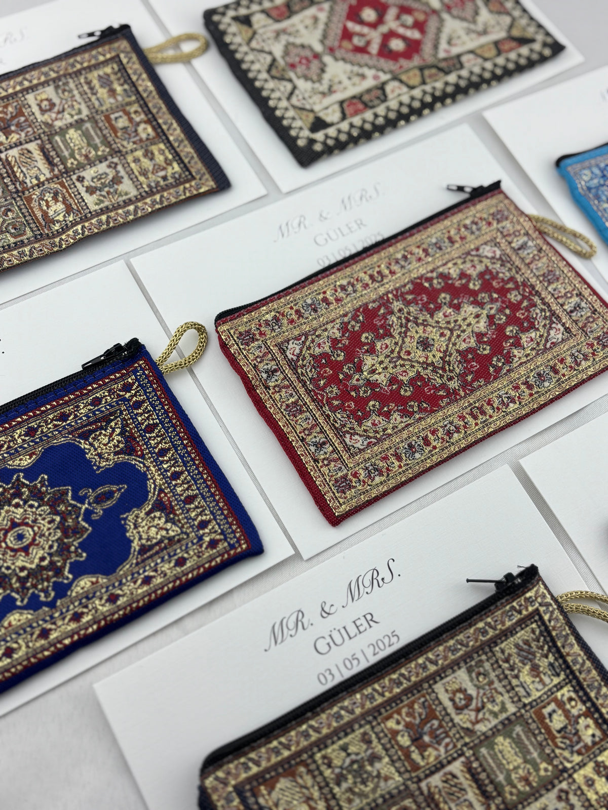 Kına Hediyesi Kilim Dokuma Desen Cüzdan