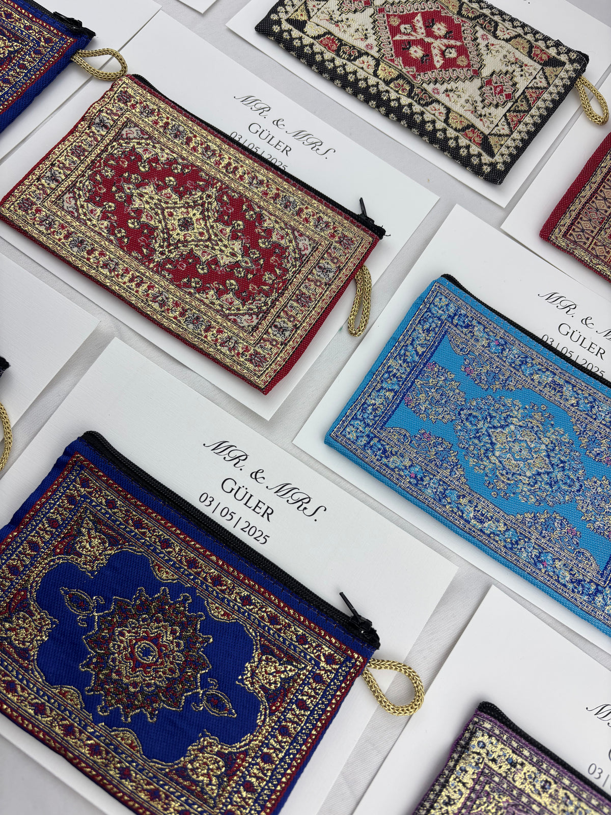 Kına Hediyesi Kilim Dokuma Desen Cüzdan