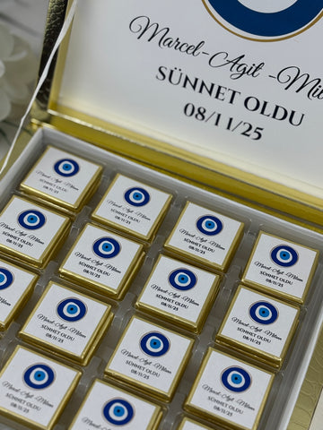 Pralinenschachteln der Circumcision Society