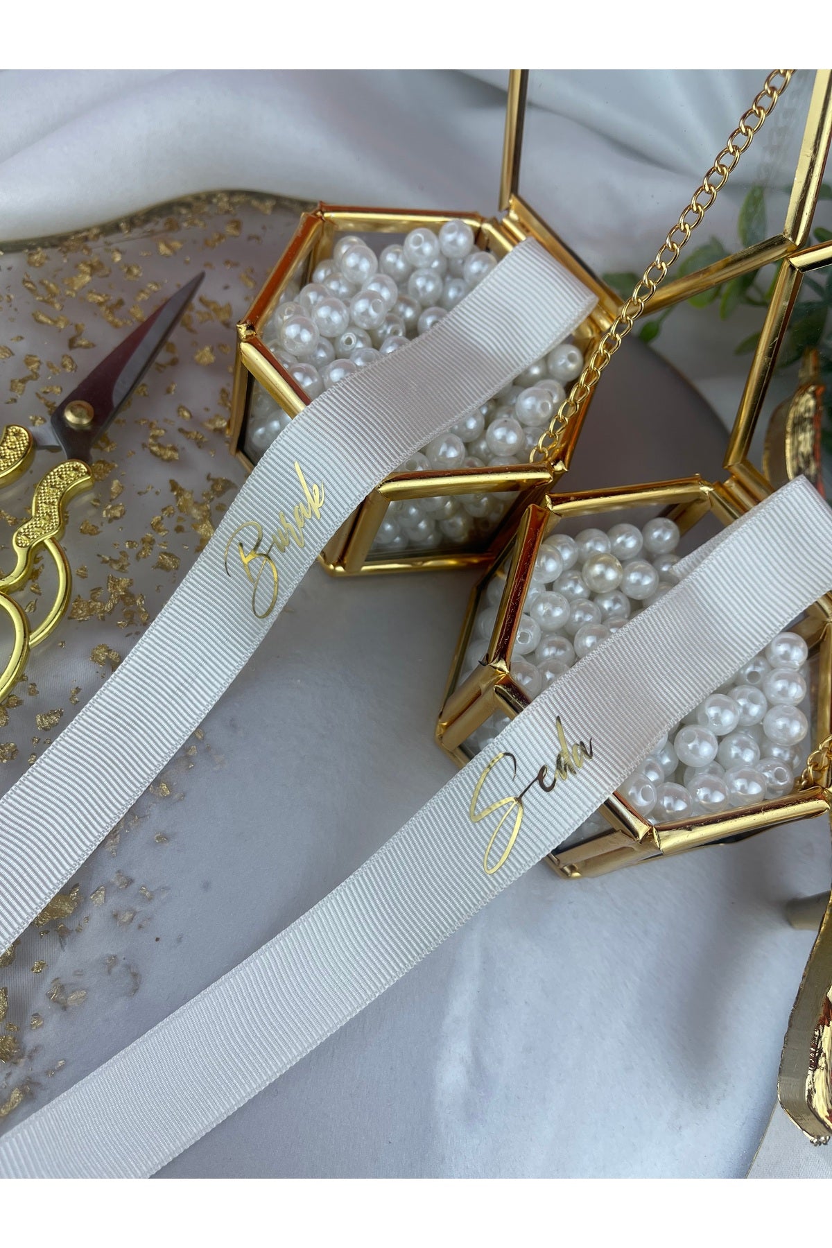 Krem İsimli Söz ve Nişan Kurdelesi 2CM.
