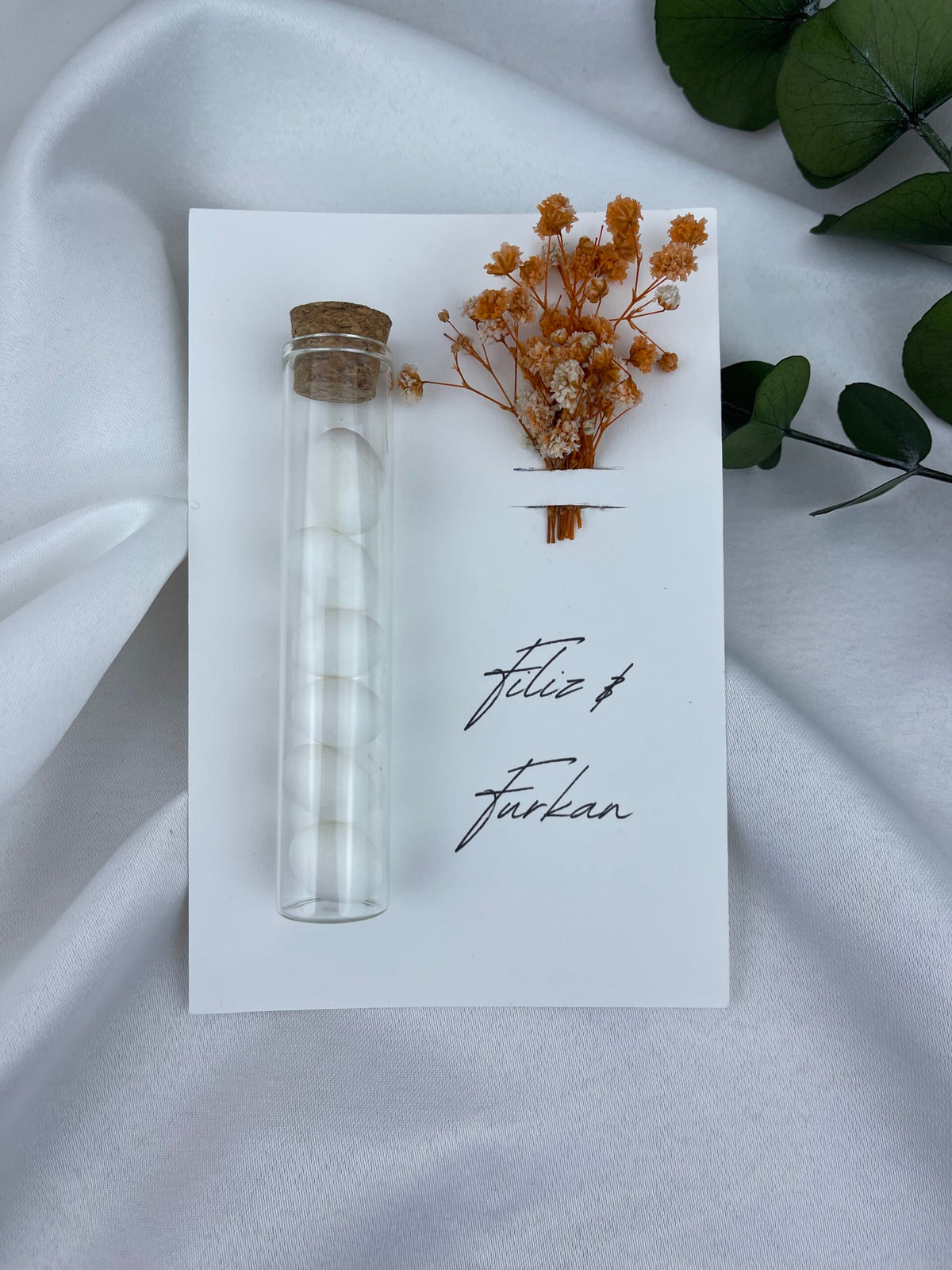 Cipso Blumenstrauß, Süßigkeiten-Mandel-Karte, Verlobungsversprechen, Geschenk