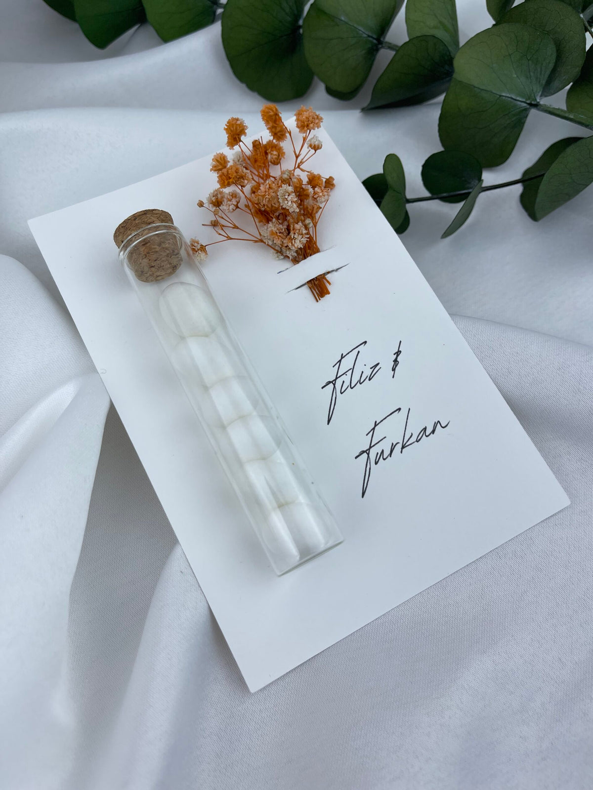 Cipso Blumenstrauß, Süßigkeiten-Mandel-Karte, Verlobungsversprechen, Geschenk