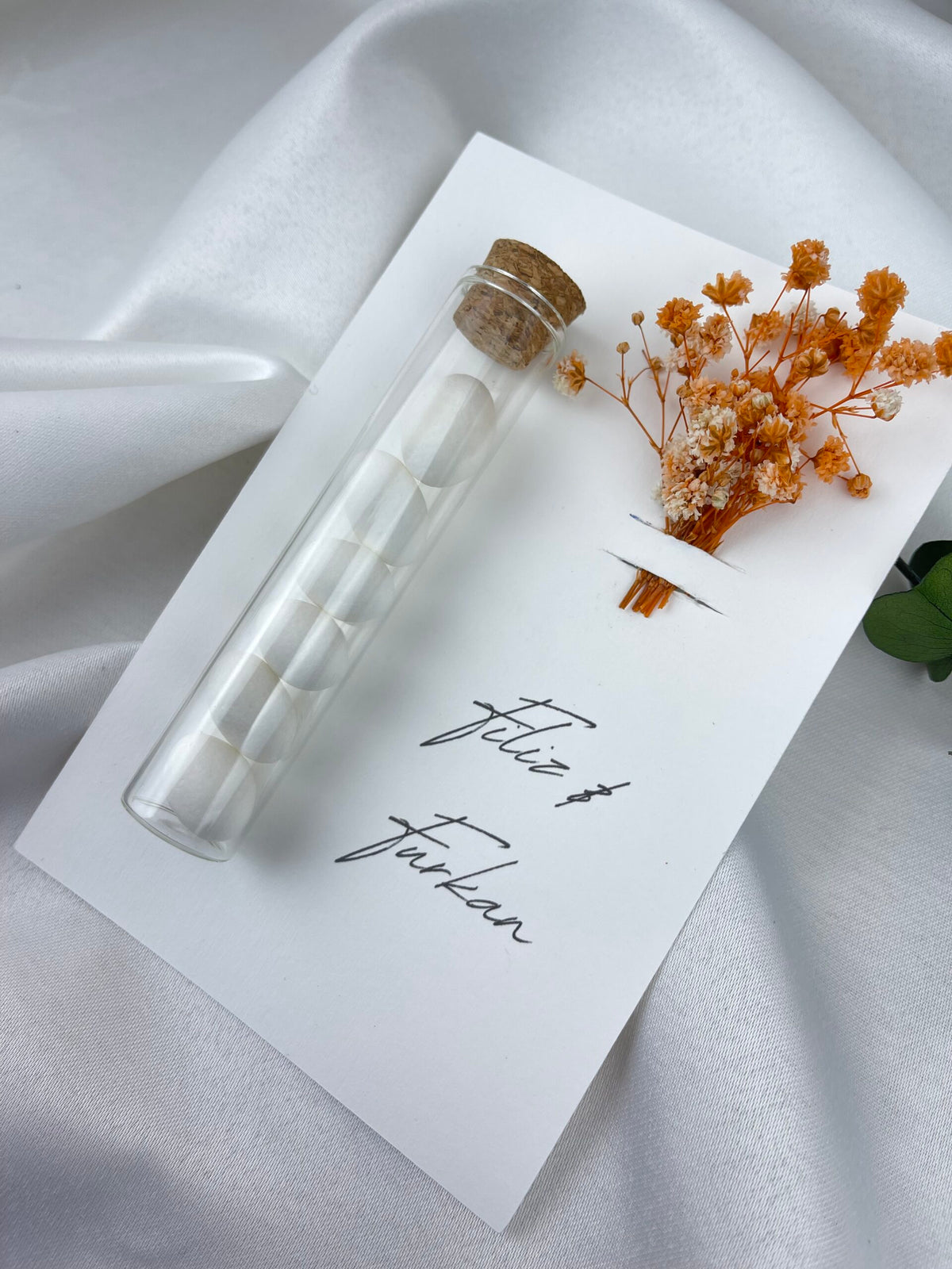 Cipso Blumenstrauß, Süßigkeiten-Mandel-Karte, Verlobungsversprechen, Geschenk